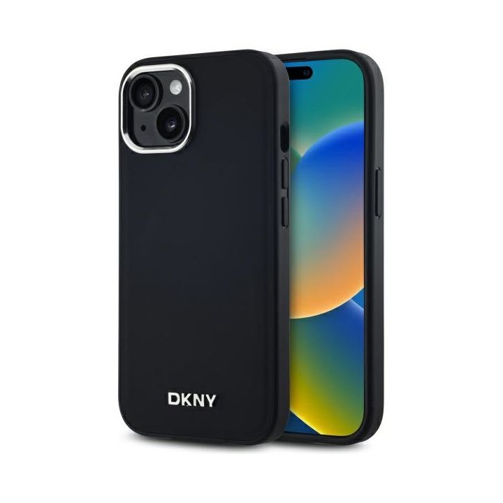 DKNY DKHMP15SPSCMCLK iPhone 15 6.1"czarny/black hardcase Plain Logo MagSafe na NearMe.pl