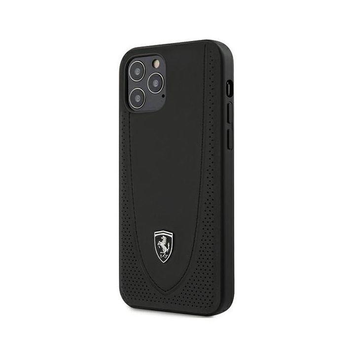 Ferrari FEOGOHCP12MBK iPhone12/12 Pro 6,1" czarny/black hardcase Off Track Perforated na NearMe.pl