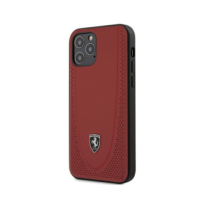 Ferrari FEOGOHCP12MRE iPhone12/12 Pro 6,1" czerwony/red hardcase Off Track Perforated na NearMe.pl