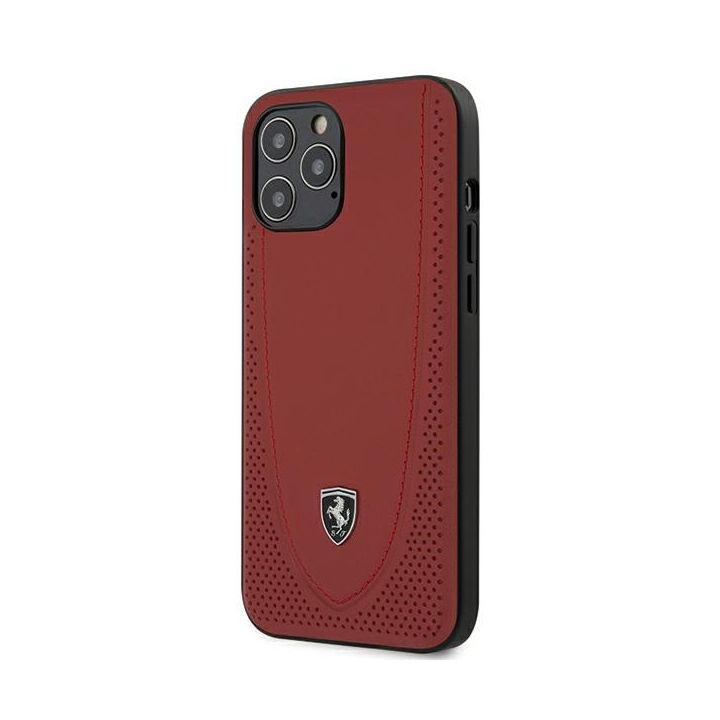 Ferrari FEOGOHCP12LRE iPhone12 Pro Max 6,7" czerwony/red hardcase Off Track Perforated na NearMe.pl