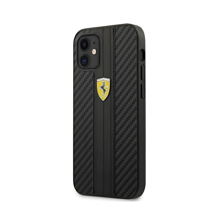 Ferrari FESNECHCP12SBK iPhone12 mini 5,4" czarny/black hardcase On Track PU Carbon na NearMe.pl