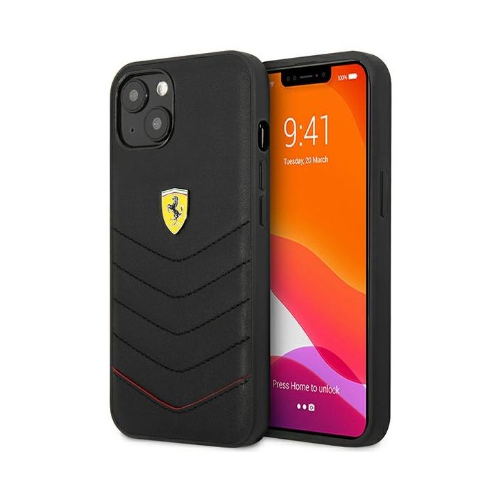 Ferrari FEHCP13SRQUK iPhone 13 mini 5,4"czarny/black hardcase Off Track Quilted na NearMe.pl