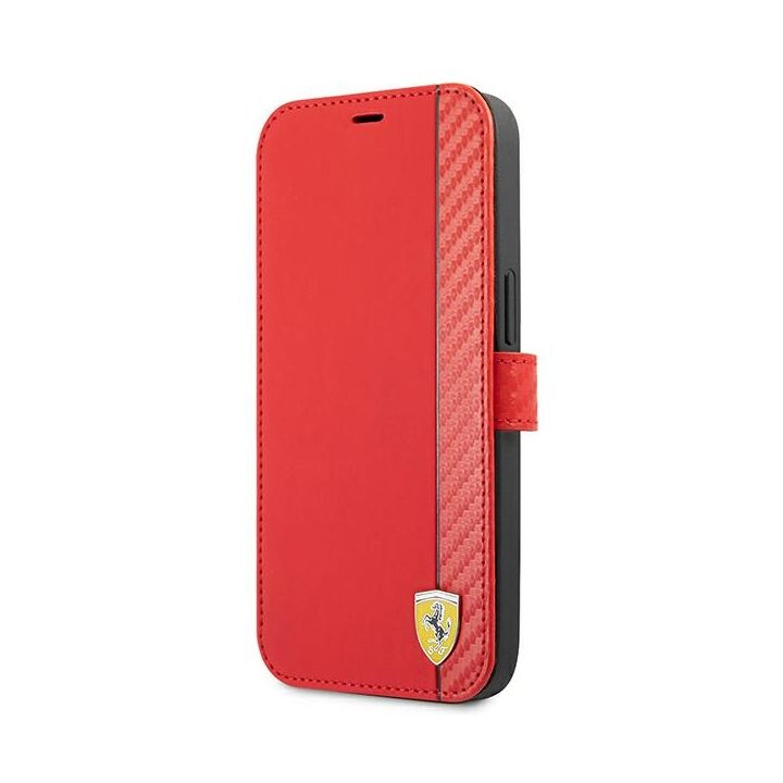 Ferrari FESAXFLBKP13XRE iPhone 13 ProMax czerwony/red book On Track Carbon Stripe na NearMe.pl