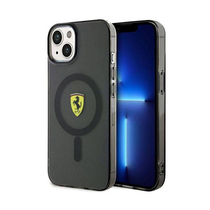 Ferrari FEHMP14MURKK iPhone 14 Plus / 15 Plus 6.7" czarny/black hardcase Translucent Magsafe na NearMe.pl