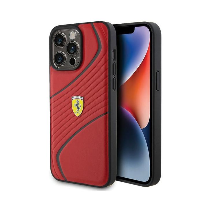 Ferrari FEHCP15XPTWR iPhone 15 Pro Max 6.7" czerwony/red hardcase Twist Metal Logo na NearMe.pl