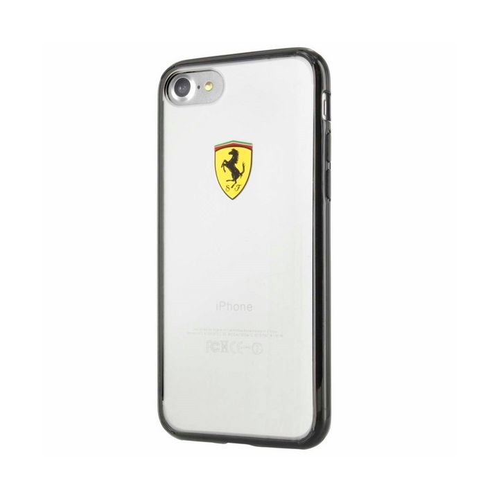 Ferrari Hardcase FEHCP7BK iPhone 7/8/SE2020 / SE 2022 black/transparent Racing Shield na NearMe.pl