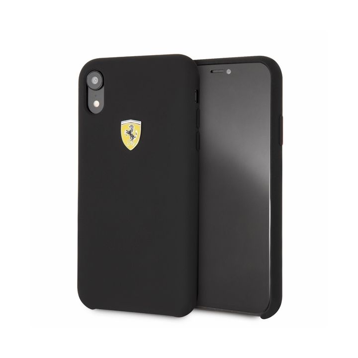 Ferrari Hardcase FESSIHCI61BK iPhone Xrczarny/black Silicone na NearMe.pl