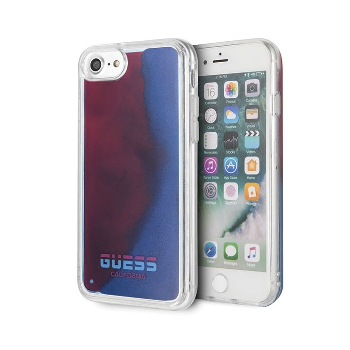 Guess GUHCI8GLCRE iPhone 7/8/SE 2020czerwony/red hard case California Glow in the dark na NearMe.pl
