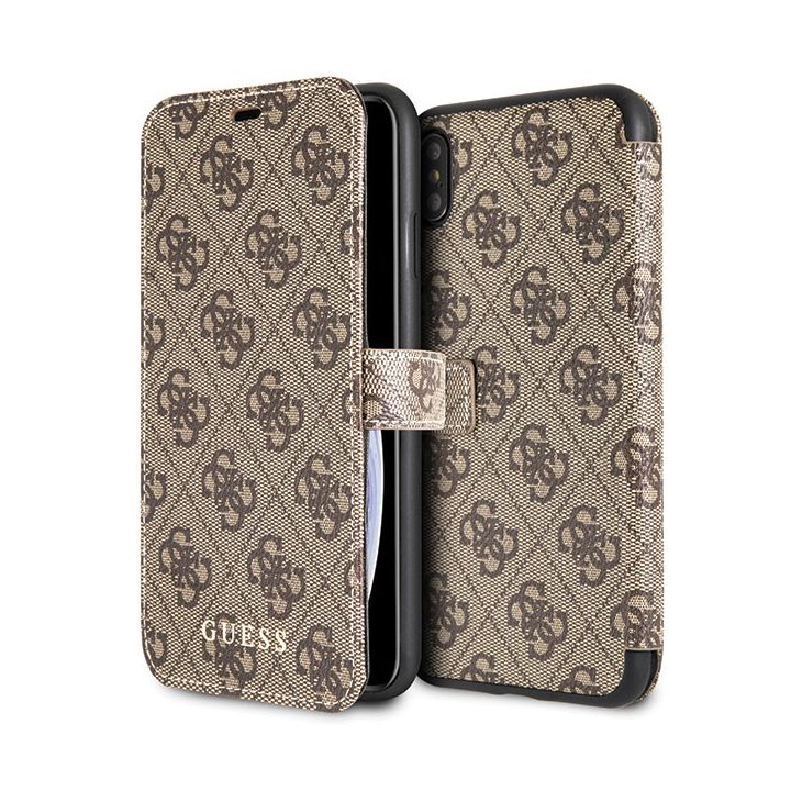 Guess GUFLBKI654GB iPhone Xs Maxbrown/brązowy book 4G na NearMe.pl