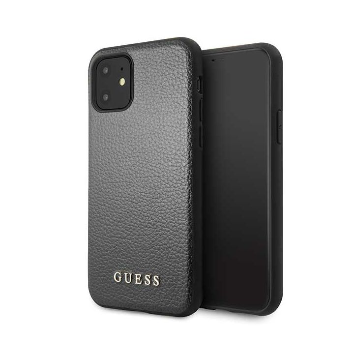 Guess GUHCN61IGLBK iPhone 11 6,1" / Xrczarny/black hard case Iridescent na NearMe.pl