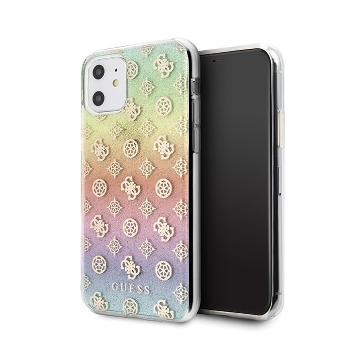 Guess GUHCN61PEOML iPhone 11 6,1" / Xrmulticolor hard case Iridescent 4G Peony na NearMe.pl