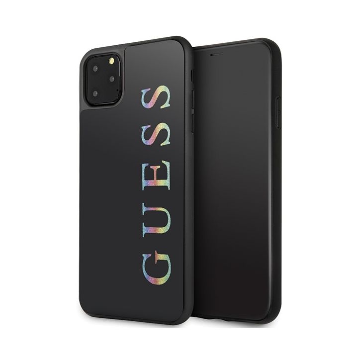 Guess GUHCN65LGMLBK iPhone 11 Pro Maxczarny/black hard case Glitter Logo na NearMe.pl