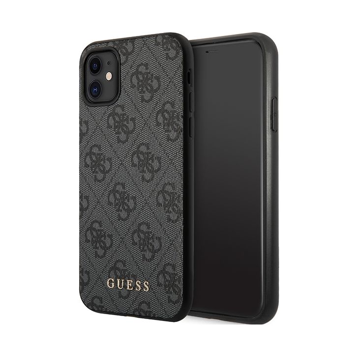 Guess GUHCN61G4GG iPhone 11 6,1" / Xrszary/grey hard case 4G Collection na NearMe.pl