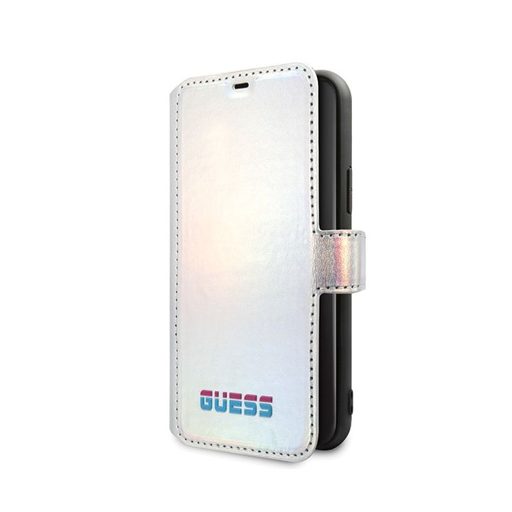Guess GUFLBKN58BLD iPhone 11 Prosrebrny/silver book Iridescent na NearMe.pl