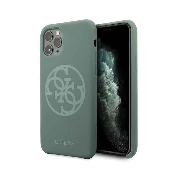 Guess GUHCN58LS4GKA iPhone 11 Prokhaki hard case Silicone 4G Tone On Tone na NearMe.pl