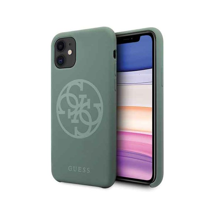 Guess GUHCN61LS4GKA iPhone 11 6,1" / Xrkhaki hard case Silicone 4G Tone On Tone na NearMe.pl