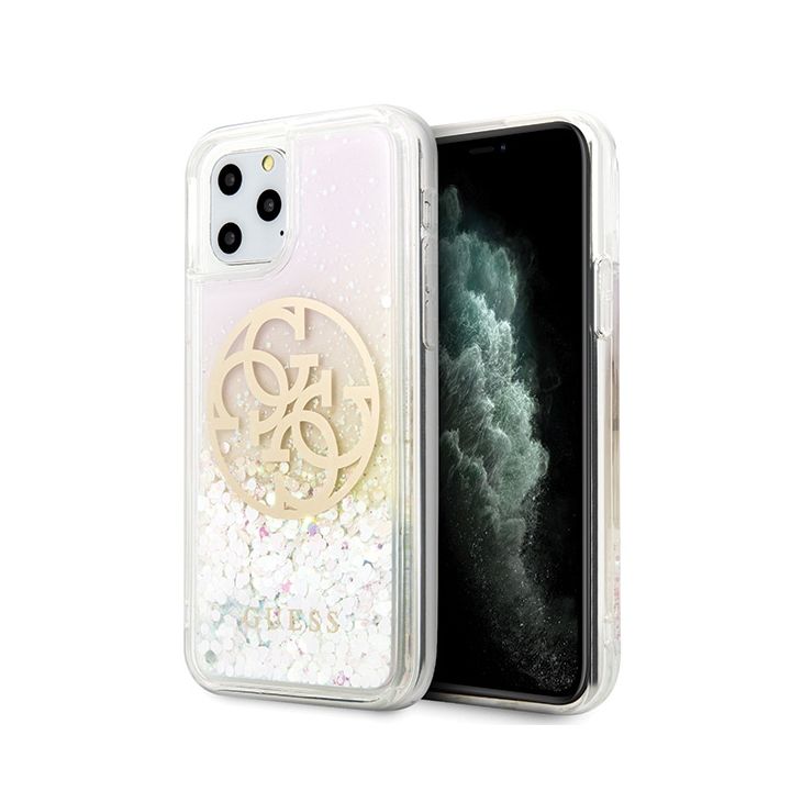 Guess GUHCN58LGIRGP iPhone 11 Prohard case Gradient Liquid Glitter Circle Logo na NearMe.pl