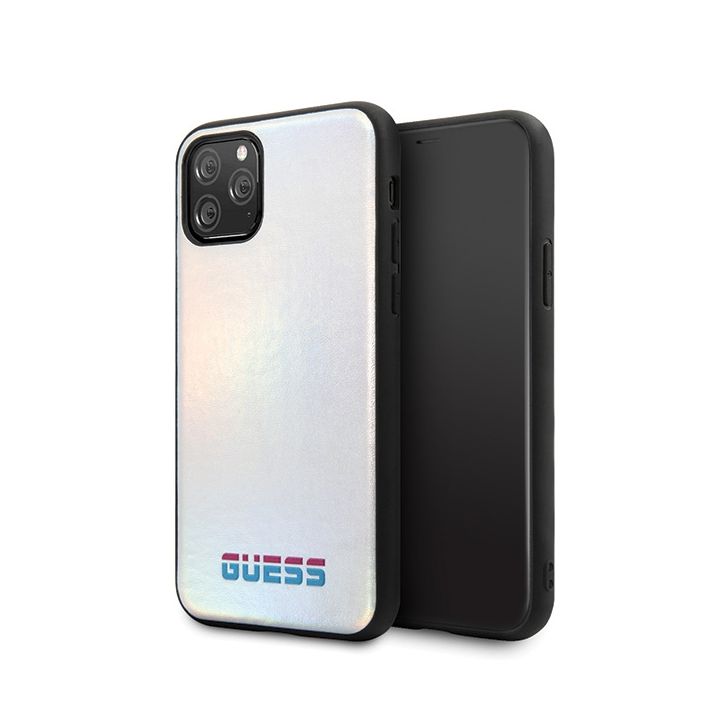 Guess GUHCN58BLD iPhone 11 Pro srebrny /silver hard case Iridescent na NearMe.pl