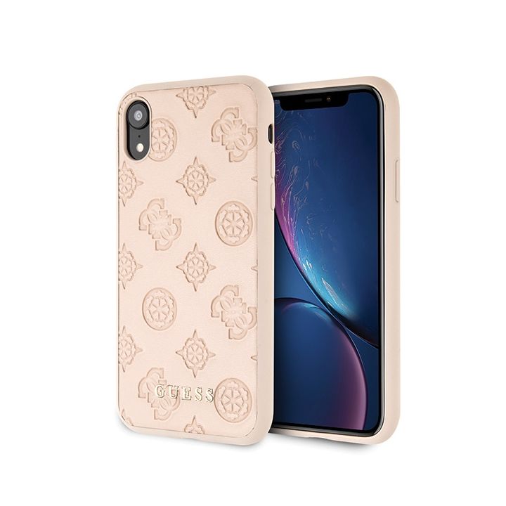 Guess GUHCI61PELLP iPhone Xrlatte hard case Peony Collection na NearMe.pl