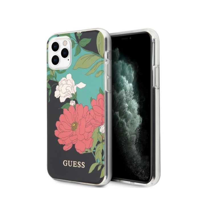 Guess GUHCN58IMLFL01 iPhone 11 Pro czarny/black N°1 Flower Collection na NearMe.pl