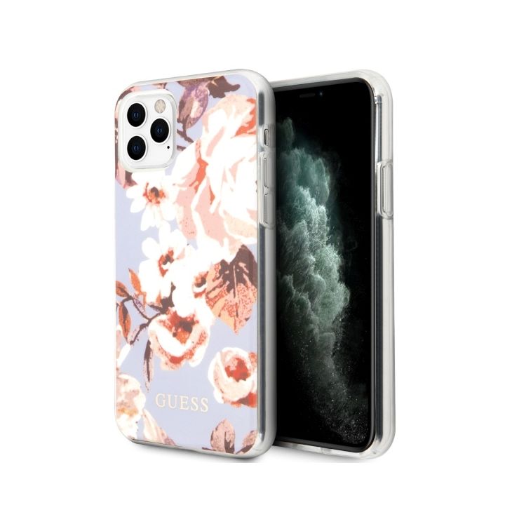 Guess GUHCN58IMLFL02 iPhone 11 Proliliowy/lilac N°2 Flower Collection na NearMe.pl