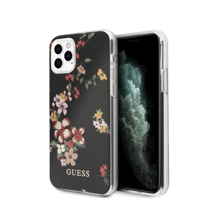 Guess GUHCN65IMLFL04 iPhone 11 Pro Maxczarny/black N°4 Flower Collection na NearMe.pl