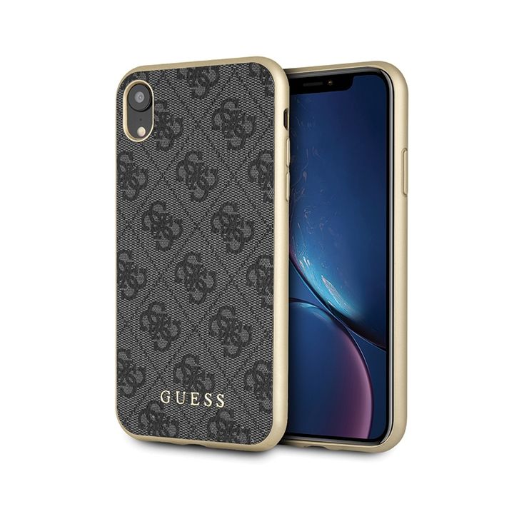 Guess GUHCI61G4GG iPhone Xrszary/grey hard case 4G Collection na NearMe.pl