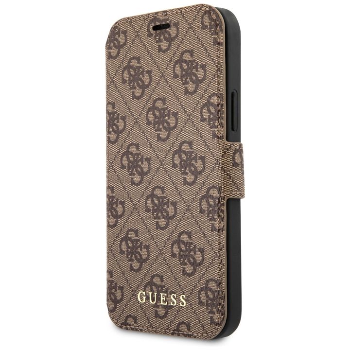 Guess GUFLBKSP12L4GB iPhone12 Pro Max 6,7" brązowy/brown book 4G Charms Collection na NearMe.pl