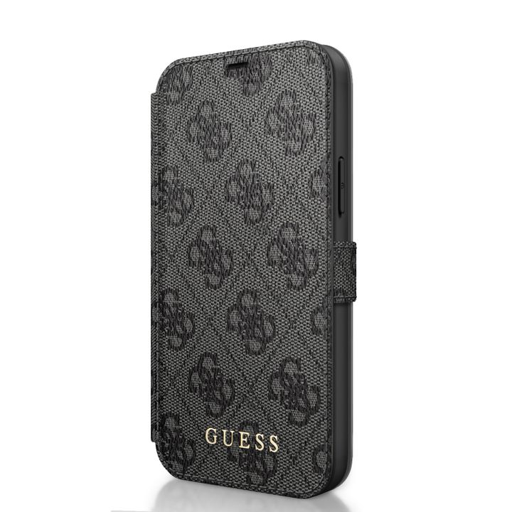 Guess GUFLBKSP12S4GG iPhone 12 mini 5,4" szary/grey book 4G Charms Collection na NearMe.pl