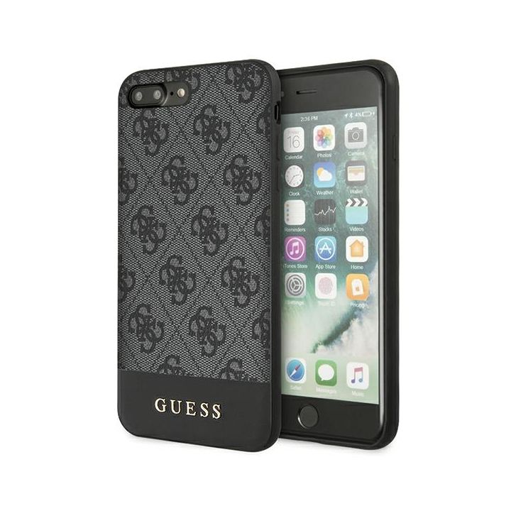 Guess GUHCI8LG4GLGR iPhone 7/8 Plusszary/grey hardcase 4G Stripe Collection na NearMe.pl