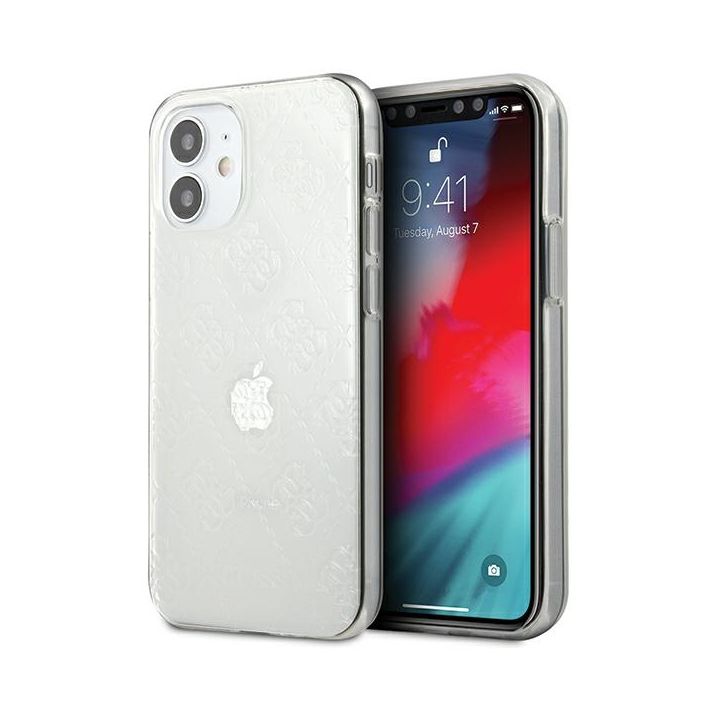 Guess GUHCP12S3D4GTR iPhone 12 mini5,4" transparent hardcase 4G 3D Pattern Collection na NearMe.pl