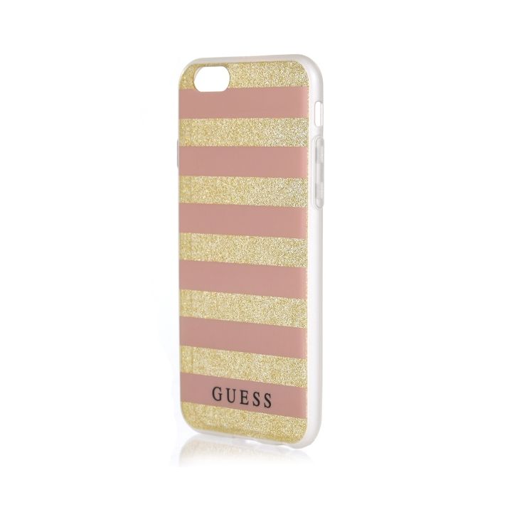 Guess GUHCP6STGPI iPhone 6/6S pinkhardcase Ethnic Chic Stripes 3D na NearMe.pl