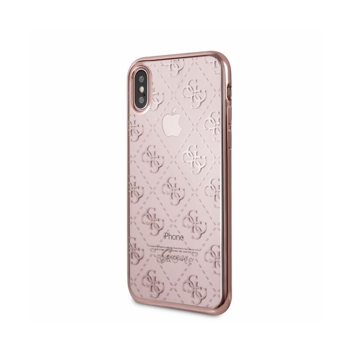 Guess GUHCPXTR4GRG iPhone X/Xsróżowo-złoty/rose gold 4G Transparent na NearMe.pl