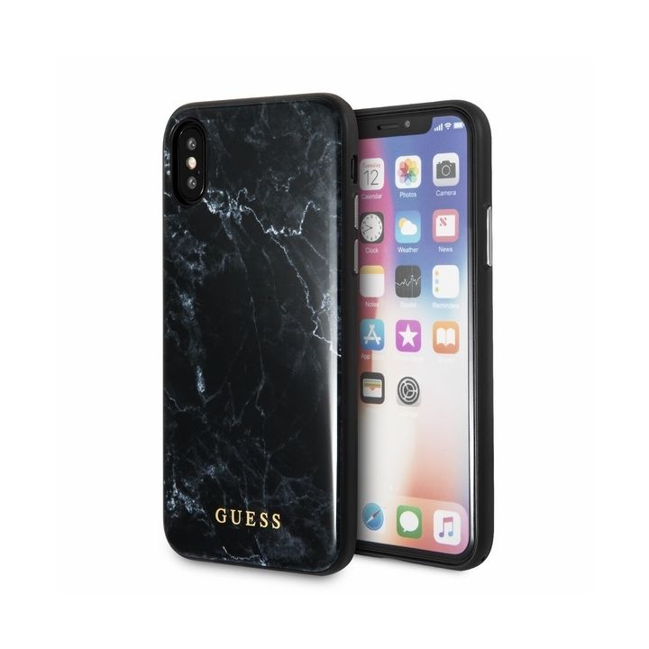 Guess GUHCPXHYMABK iPhone X/Xs czarny/black Marble na NearMe.pl