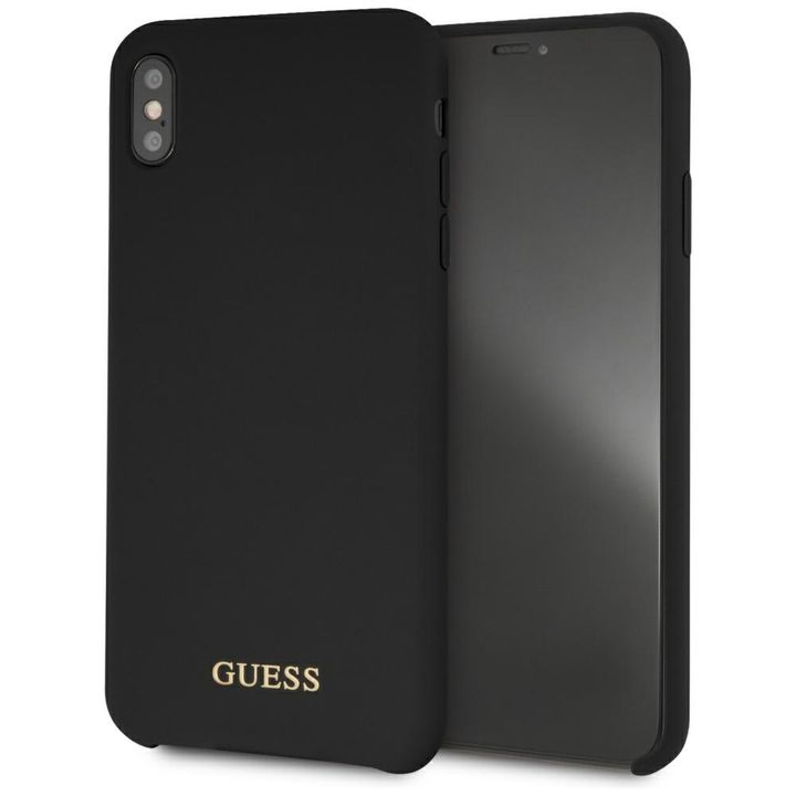 Guess GUHCI65LSGLBK iPhone Xs Maxblack/czarny hard case Silicone na NearMe.pl