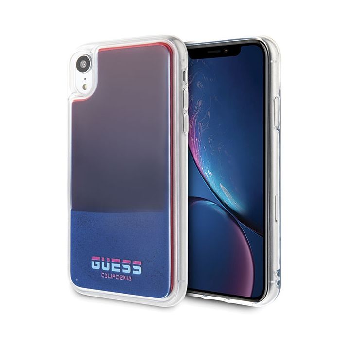 Guess GUHCI61GLCRE iPhone Xr czerwony/red hard case California Glow in the dark na NearMe.pl