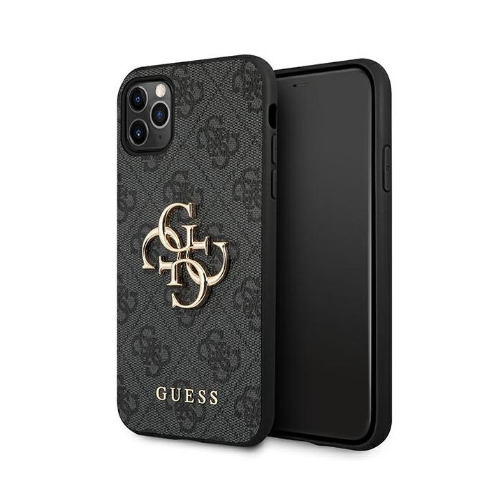 Guess GUHCN584GMGGR iPhone 11 Pro szary/grey hardcase 4G Big Metal Logo na NearMe.pl