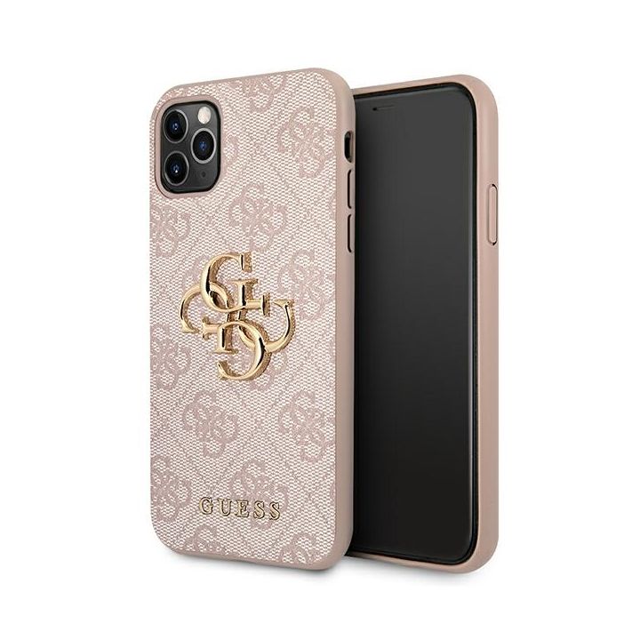 Guess GUHCN584GMGPI iPhone 11 Pro różowy/pink hardcase 4G Big Metal Logo na NearMe.pl