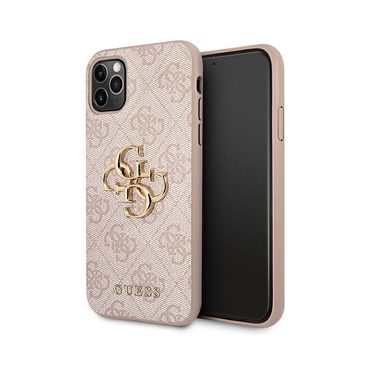Guess GUHCN654GMGPI iPhone 11 Pro Maxróżowy/pink hardcase 4G Big Metal Logo na NearMe.pl