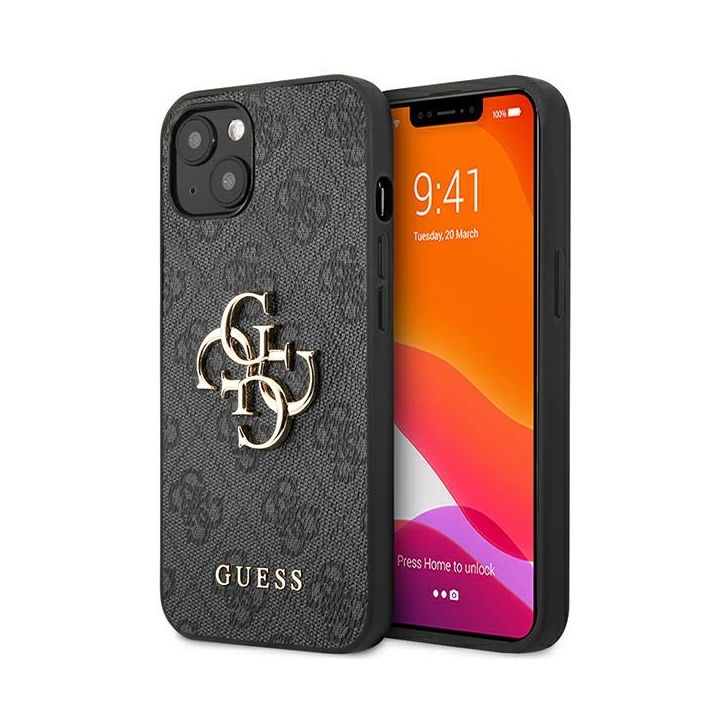 Guess GUHCP13S4GMGGR iPhone 13 mini 5,4" szary/grey hardcase 4G Big Metal Logo na NearMe.pl