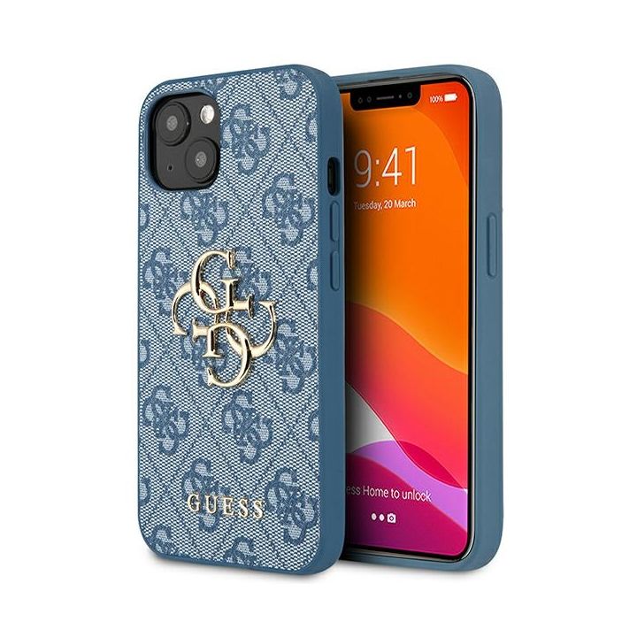 Guess GUHCP13S4GMGBL iPhone 13 mini 5,4" niebieski/blue hardcase 4G Big Metal Logo na NearMe.pl