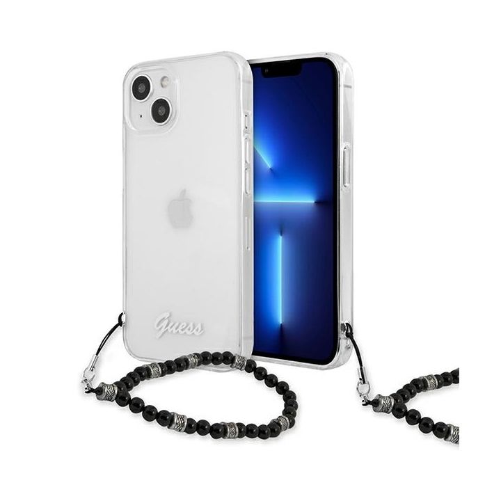 Guess GUHCP13MKPSBK iPhone 13 / 14 / 156.1" Transparent hardcase Black Pearl na NearMe.pl