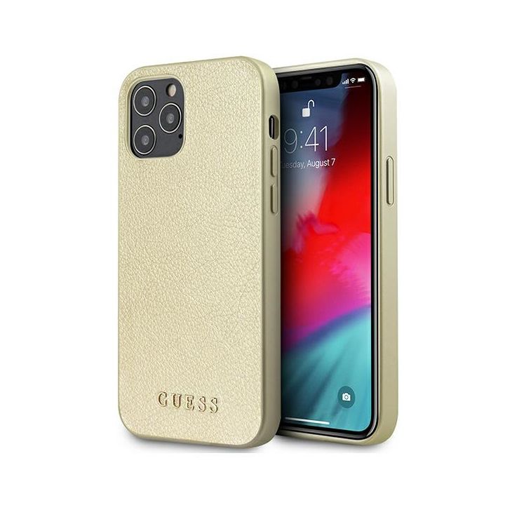 Guess GUHCP12LIGLGO iPhone 12 Pro Max 6,7" złoty/gold hardcase Iridescent na NearMe.pl