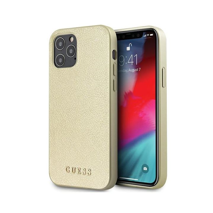 Guess GUHCP12MIGLGO iPhone 12/12 Pro6,1" złoty/gold hardcase Iridescent na NearMe.pl