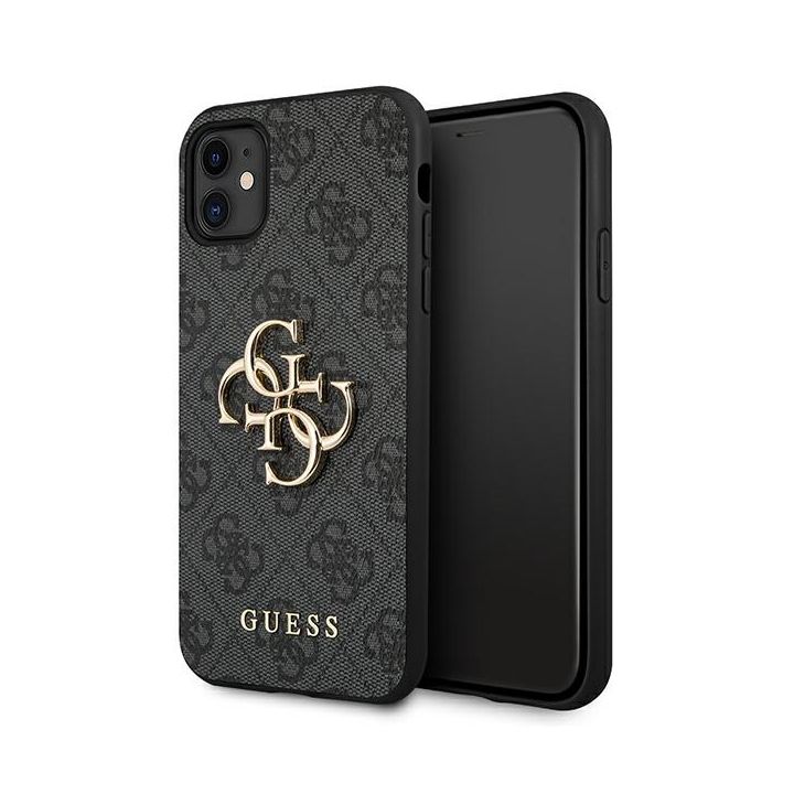 Guess GUHCN614GMGGR iPhone 11 6,1"/ Xr szary/grey hardcase 4G Big Metal Logo na NearMe.pl