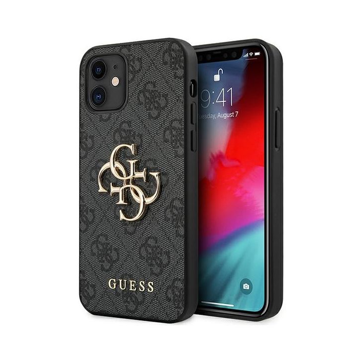 Guess GUHCP12S4GMGGR iPhone 12 mini 5,4"szary/grey hardcase 4G Big Metal Logo na NearMe.pl