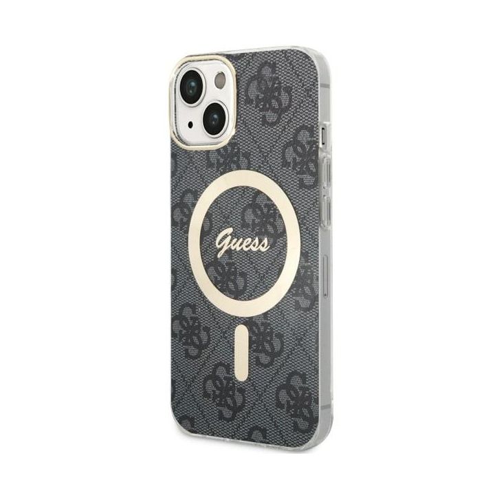 Guess GUHMP14MH4STK iPhone 14 Plus/ 15 Plus 6.7" czarny/black hardcase 4G MagSafe na NearMe.pl