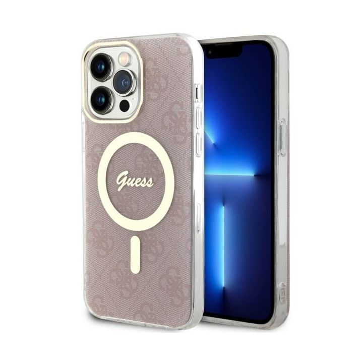 Guess GUHMP14XH4STP iPhone 14 Pro Max6.7" różowy/pink hardcase 4G MagSafe na NearMe.pl