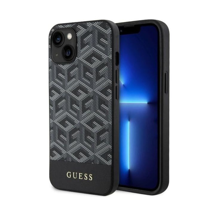 Guess GUHMP14SHGCFSEK iPhone 14 / 15 /13 6.1" czarny/black hardcase GCube Stripes MagSafe na NearMe.pl