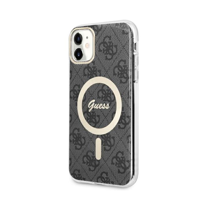 Guess GUHMN61H4STK iPhone 11 6.1"czarny/black hardcase 4G MagSafe na NearMe.pl